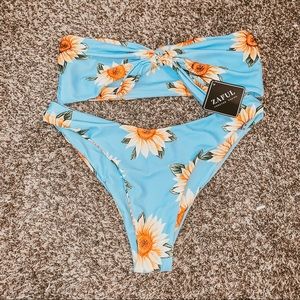 ZAFUL sunflower bikini!